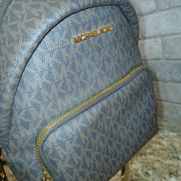 Michael Kors Erin Small Convertible Backpack • Brown Signature MK • NWT $348 main image 9
